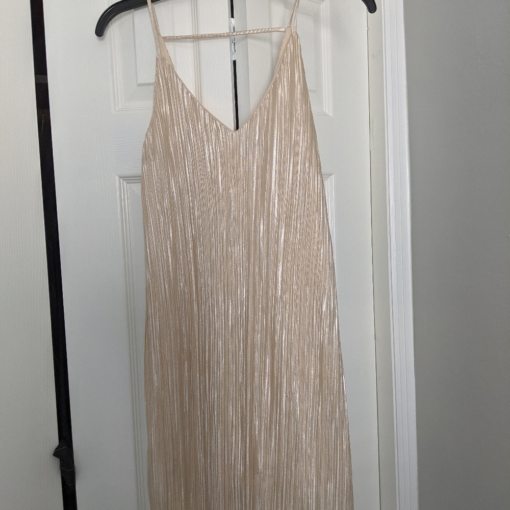 Gold dress